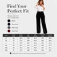 💎 Elevated Texture | Women's Velvet High-Waist Wide-Leg Trousers
