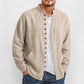 Men's Casual Long Sleeve Stand Collar Shirt