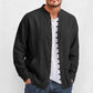 Men's Casual Long Sleeve Stand Collar Shirt