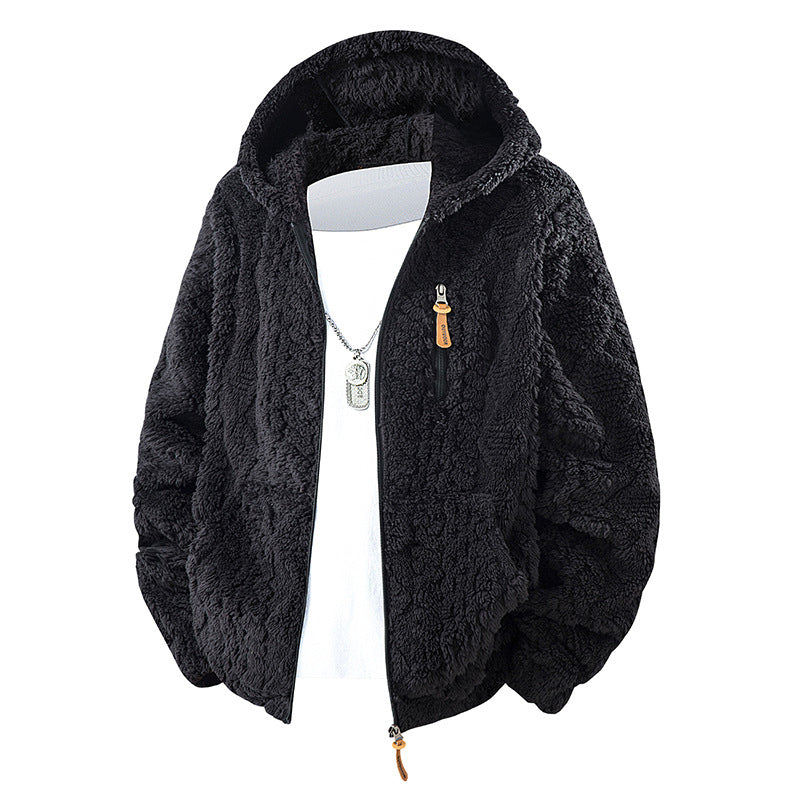 🔥🧥LAST DAY SALE 50%OFF!!🥳💞Men's Hooded Fleece Zipper Jacket