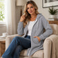 ⏰Last Day Sale 50% Off ✨ Women's Longline Zip Up Hooded Jacket
