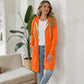 ⏰Last Day Sale 50% Off ✨ Women's Longline Zip Up Hooded Jacket