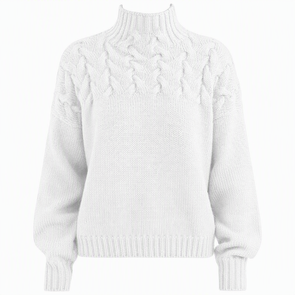 🛍️New Arrivals - Casual Solid Color Turtleneck Knit Pullover