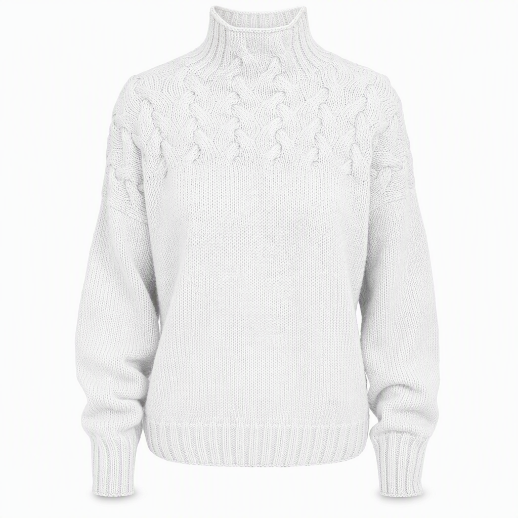 🛍️New Arrivals - Casual Solid Color Turtleneck Knit Pullover