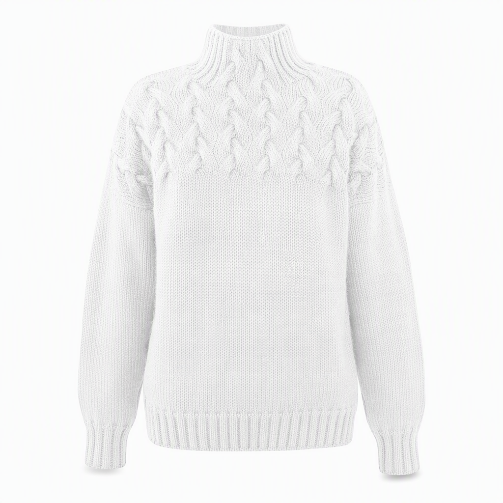 🛍️New Arrivals - Casual Solid Color Turtleneck Knit Pullover
