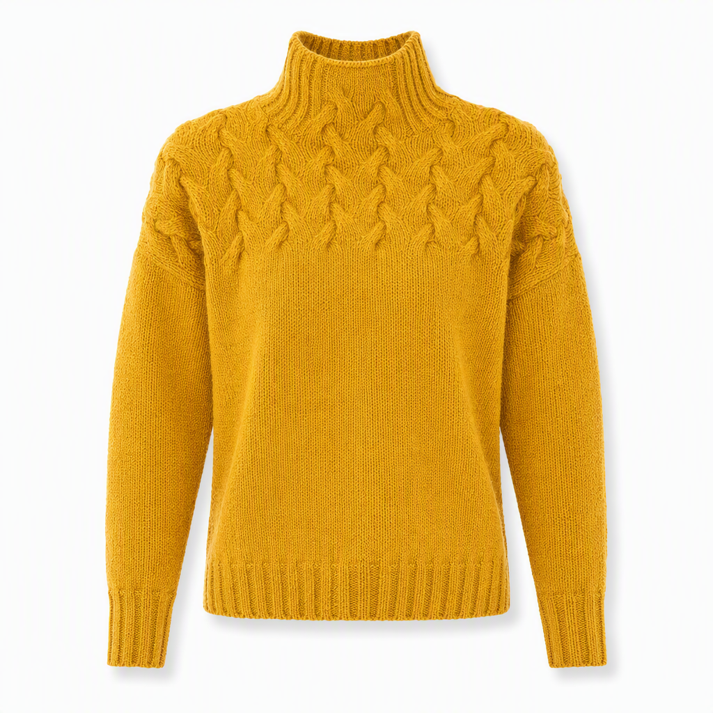 🛍️New Arrivals - Casual Solid Color Turtleneck Knit Pullover
