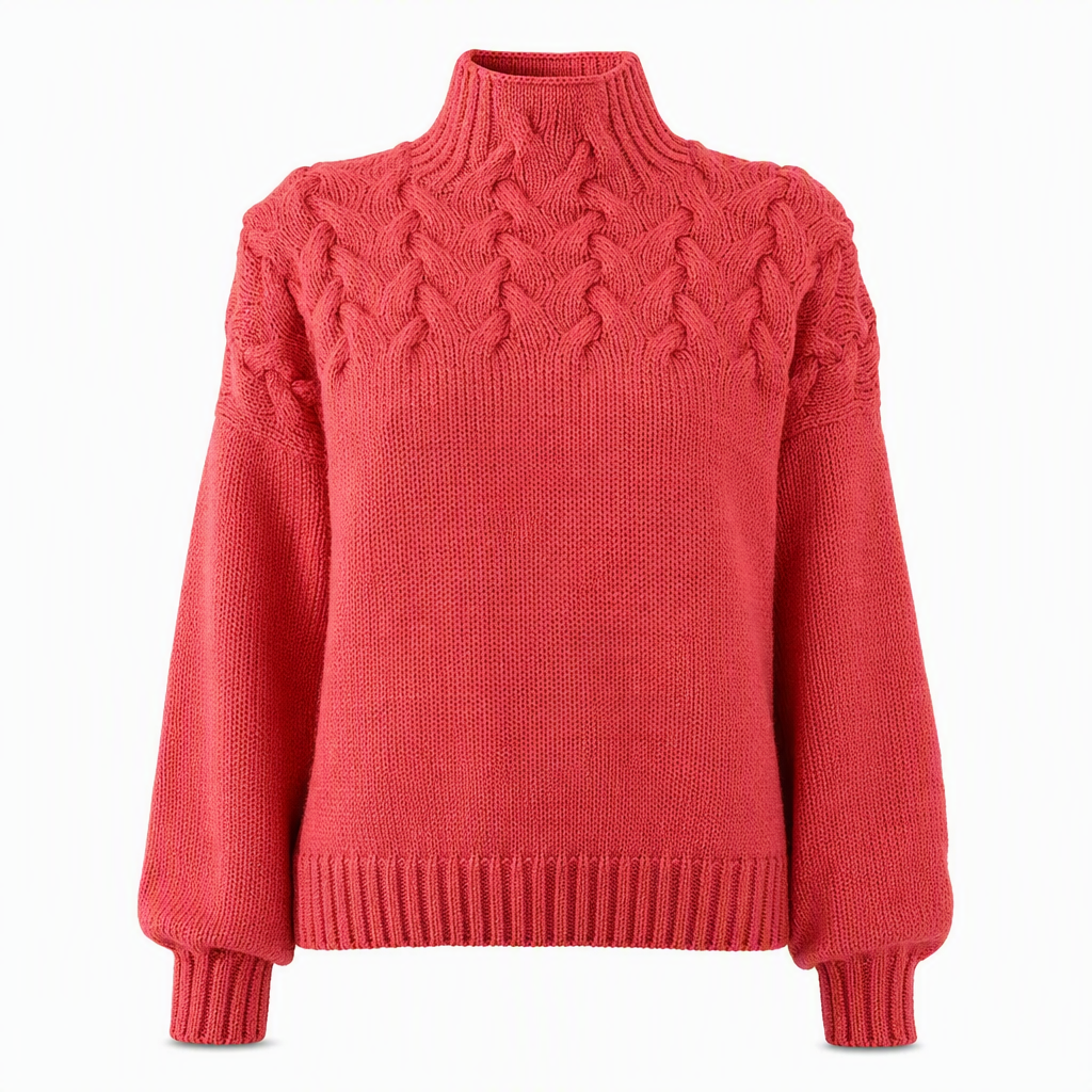 🛍️New Arrivals - Casual Solid Color Turtleneck Knit Pullover