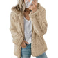 Women's Hooded Zip-Up Fuzzy Jacket