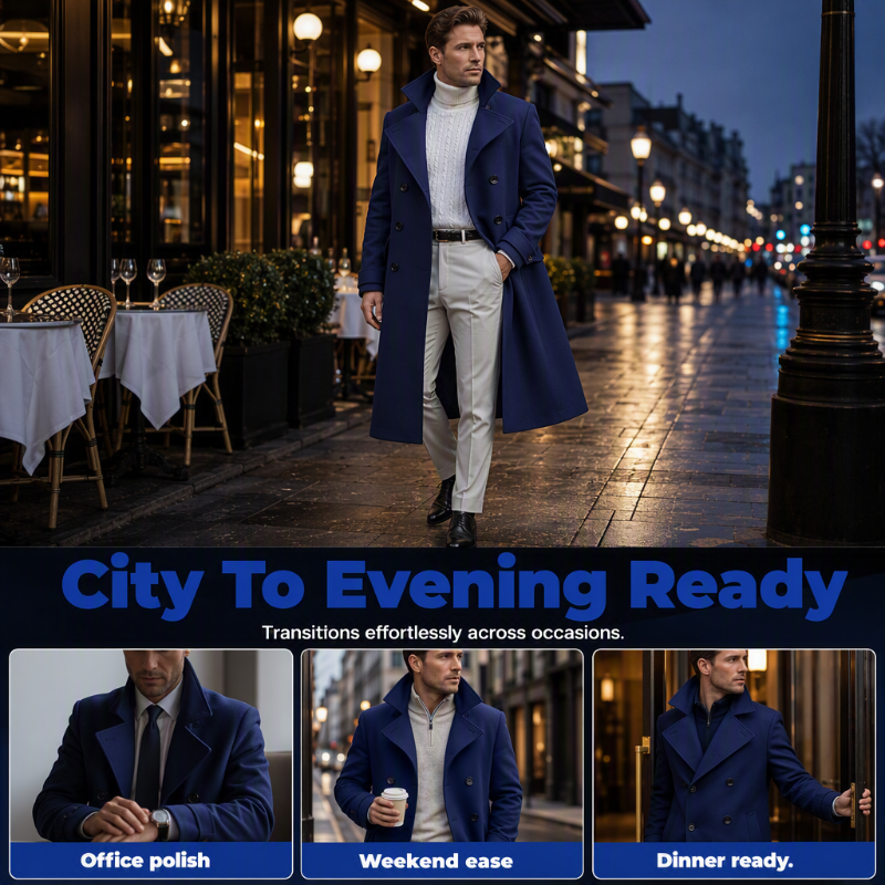 🧥 ✨ Men's Elegant Refined Warmth Overcoat
