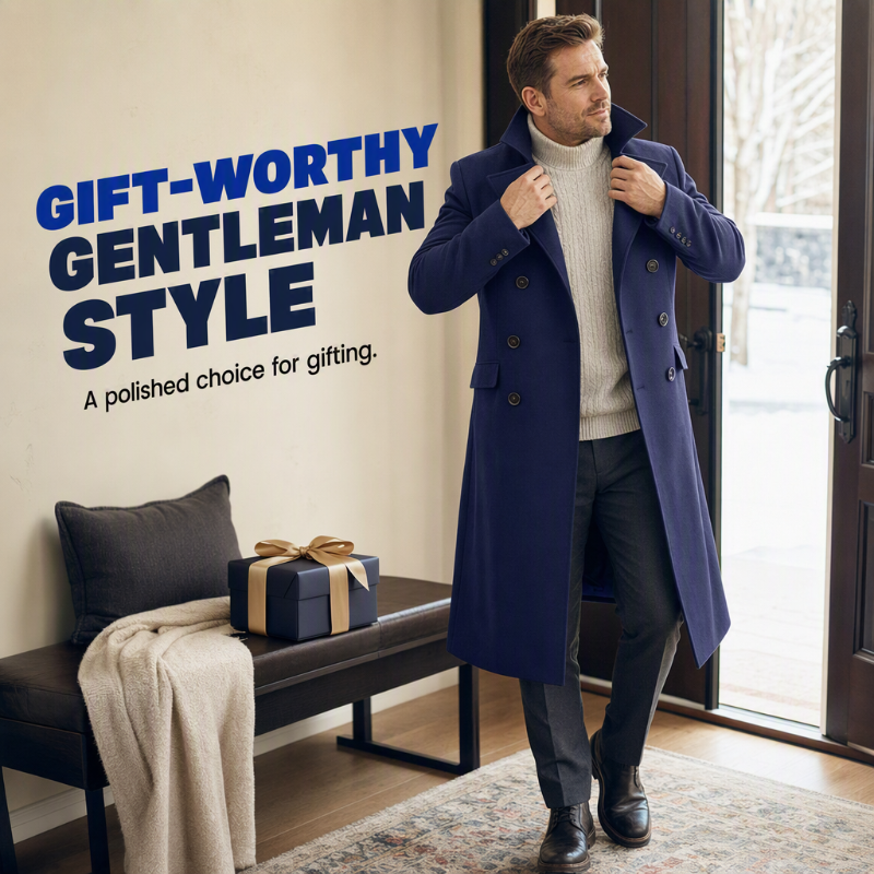 🧥 ✨ Men's Elegant Refined Warmth Overcoat