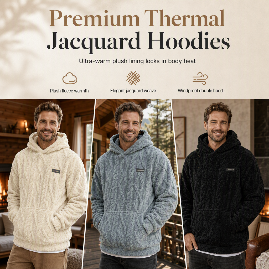 🧥🔥New Arrivals - Men's Fleece Hoodie – Cozy Winter Pullover