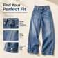 👖 Retro Denim Style | Women's High-Waisted Double-Button Wide-Leg Jeans