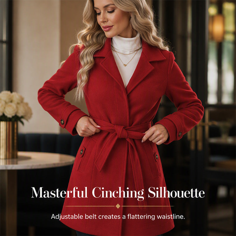 Hot Sale 50% OFF💖Women's Elegant Single Breasted Slim Coat