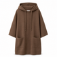 🧶✨ Women's Casual Solid Color Hooded Sweatshirt