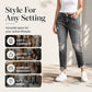 👖 Vintage Edge, Effortless Style | Women's Distressed Ripped Jeans
