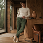 Men's Slim Fit Casual Drawstring Pants