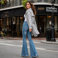👖 💎 Women’s High-Waisted Distressed Flare Jeans✨