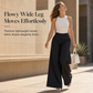 👖 Tailored Waist, Flattering Drape | Women's High-Waist Wide-Leg Pants