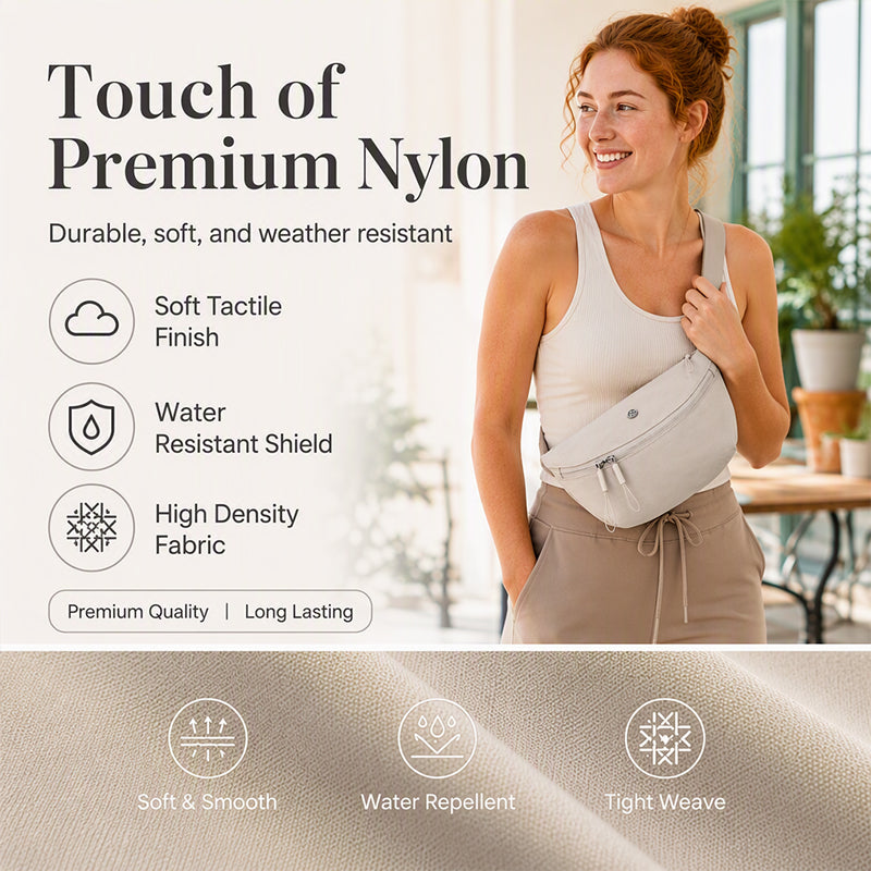 👜 ✨ Minimalist Half Moon Crossbody Bag