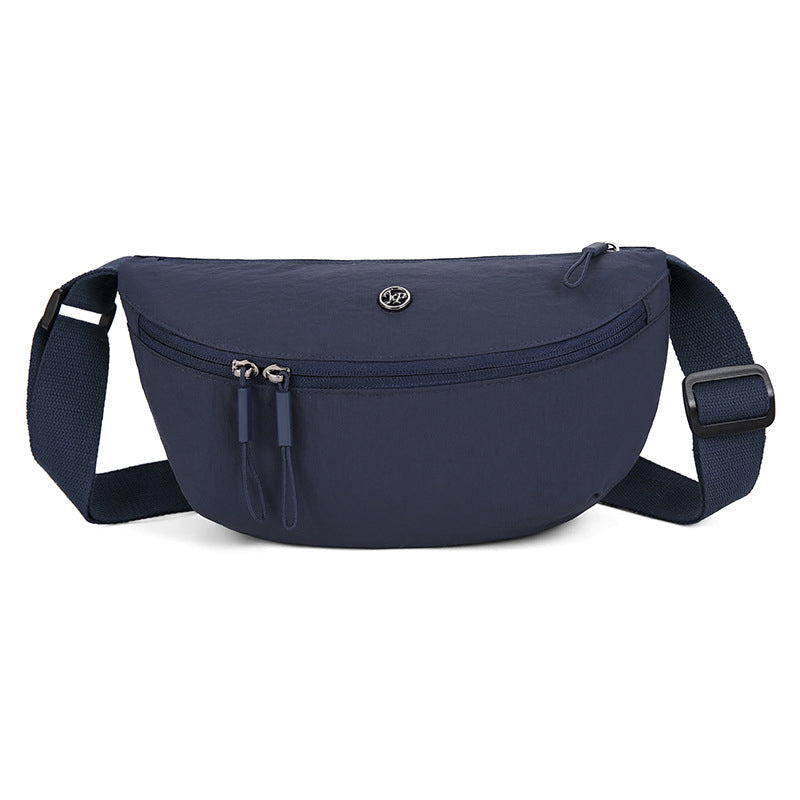 👜 ✨ Minimalist Half Moon Crossbody Bag