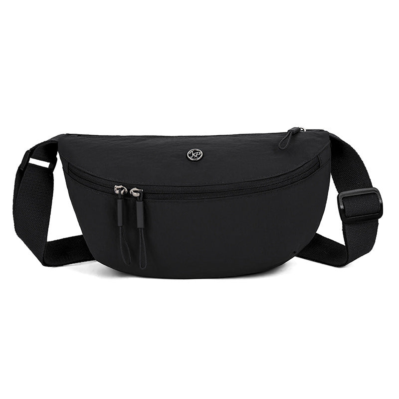 👜 ✨ Minimalist Half Moon Crossbody Bag