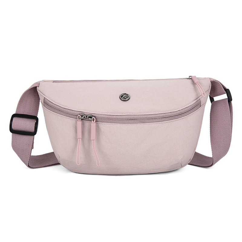 👜 ✨ Minimalist Half Moon Crossbody Bag