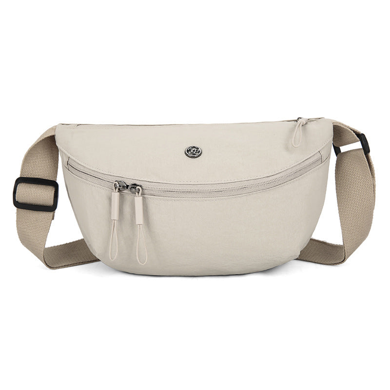 👜 ✨ Minimalist Half Moon Crossbody Bag