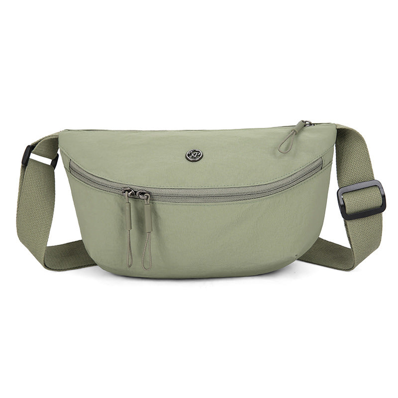 👜 ✨ Minimalist Half Moon Crossbody Bag