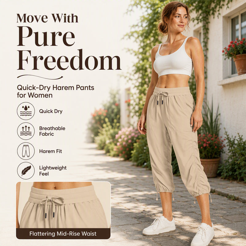 👖 ✨ Women's Lightweight Quick-Dry Cropped Pants