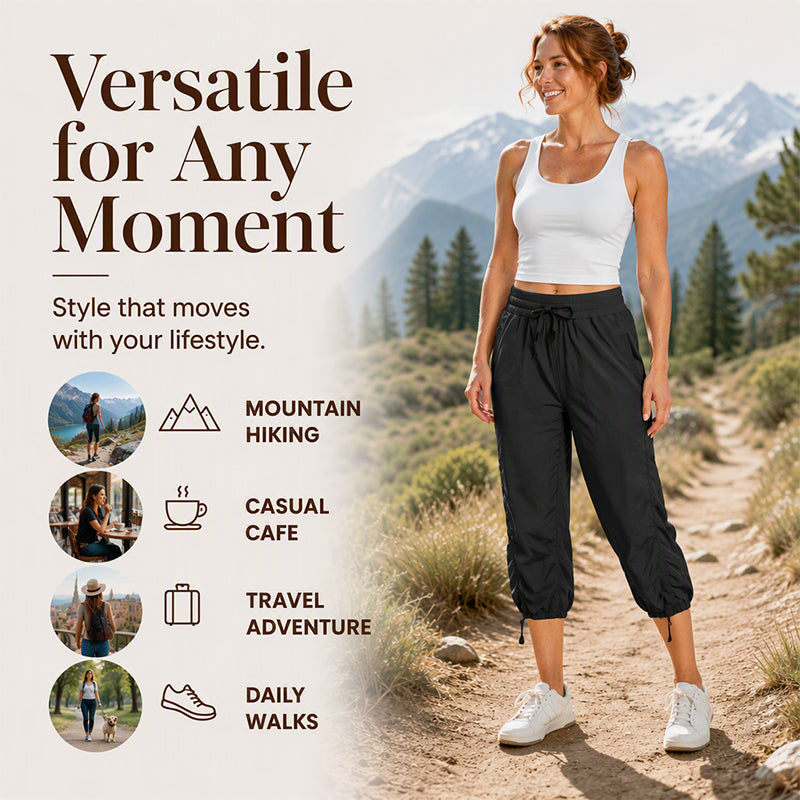 👖 ✨ Women's Lightweight Quick-Dry Cropped Pants