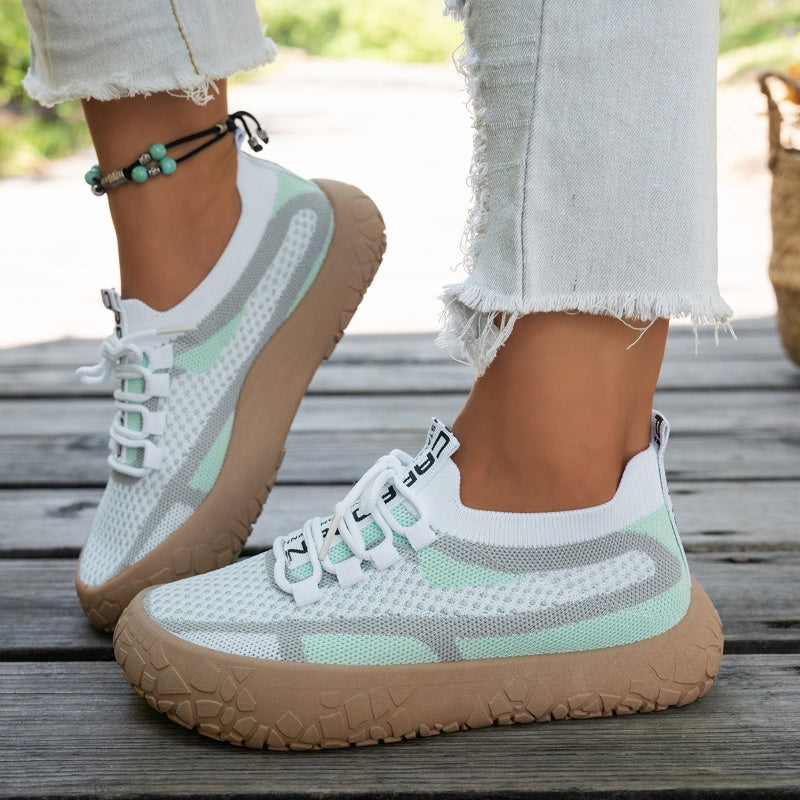 👣 👟 Women's Fashion Breathable Knit Sneakers