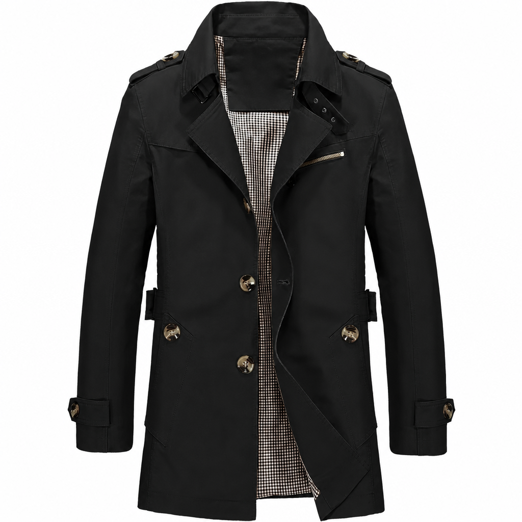 ✨Men's Casual Pure Cotton Windbreaker Spring and Autumn Work Outerwear✨