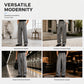 👖 ✨ Men's Chic High-Waisted Double-Breasted Drape Pants
