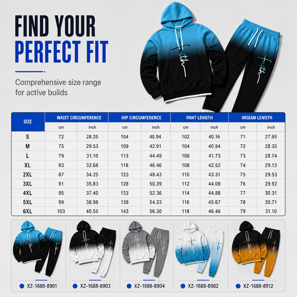 🔥 Bold 3D Print, Complete Streetwear Look | Men's Hooded 2-Piece Tracksuit ⚡ Free Shipping