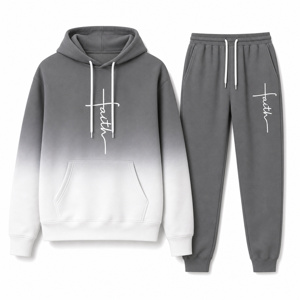 🔥 Bold 3D Print, Complete Streetwear Look | Men's Hooded 2-Piece Tracksuit ⚡ Free Shipping