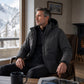 Men's Plush-Lined Waterproof Hooded Jacket