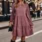Women's Vintage Corduroy Long Sleeve Dress