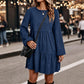 Women's Vintage Corduroy Long Sleeve Dress