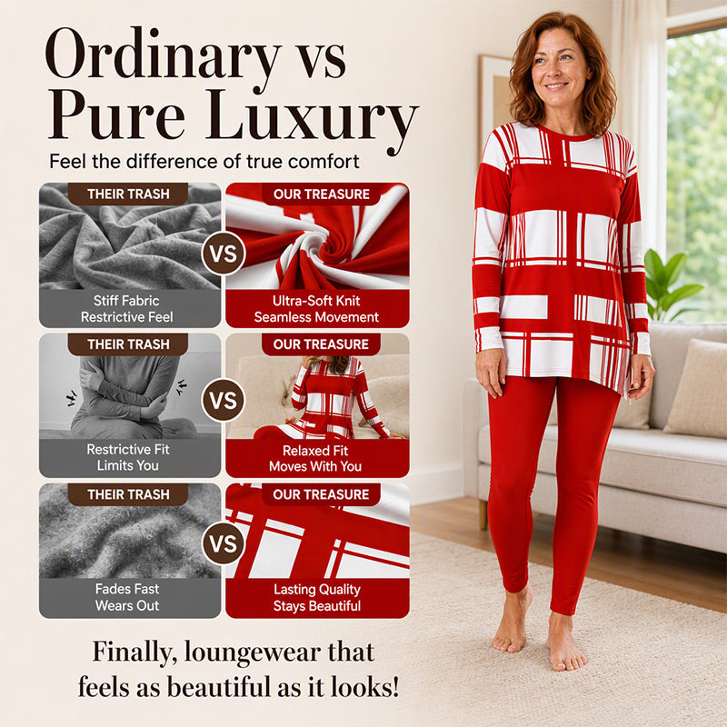 ✨ Statement Print, Easy Matching Style | Women's 2-Piece Leggings Set