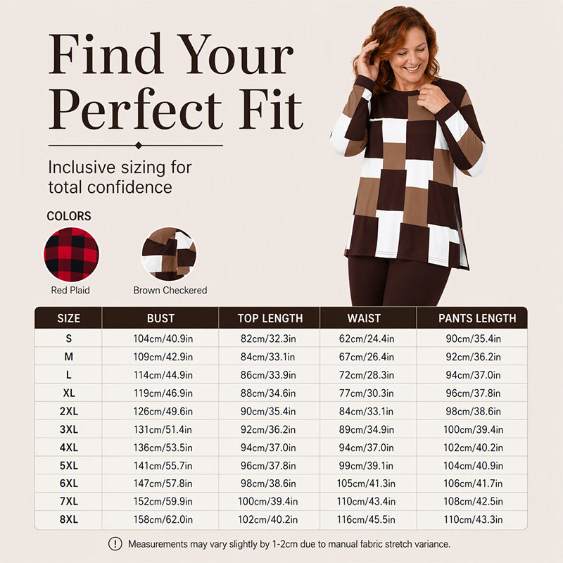 ✨ Statement Print, Easy Matching Style | Women's 2-Piece Leggings Set