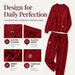 🤎 Textured Corduroy, Effortless Matching Style | Women's 2-Piece Set