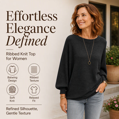 🌸Hot Sale 50% OFF💖Women's Oversized Ribbed Knit Sweater