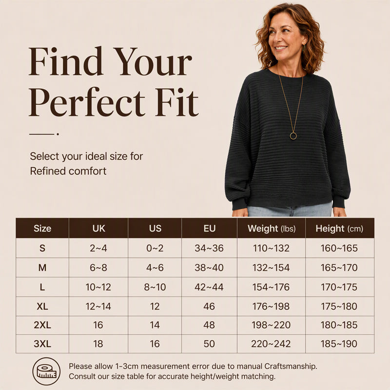 🌸Hot Sale 50% OFF💖Women's Oversized Ribbed Knit Sweater