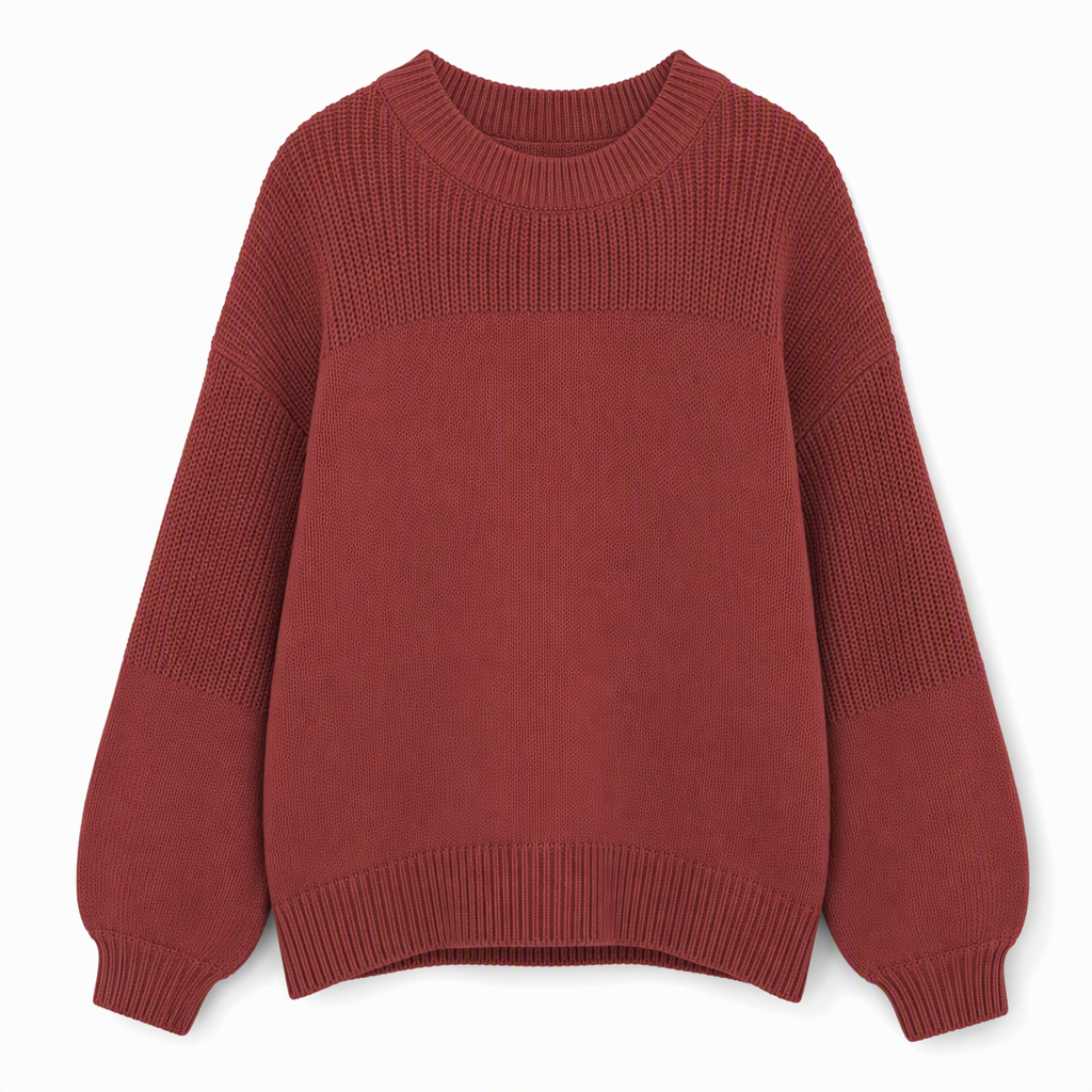 🌸Hot Sale 50% OFF💖Women's Solid Color Knit Pullover Sweater