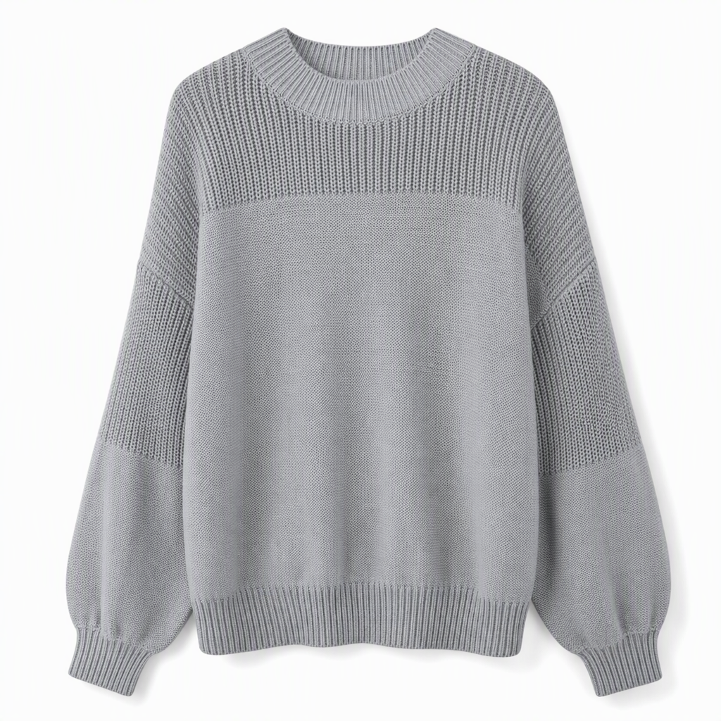 🌸Hot Sale 50% OFF💖Women's Solid Color Knit Pullover Sweater