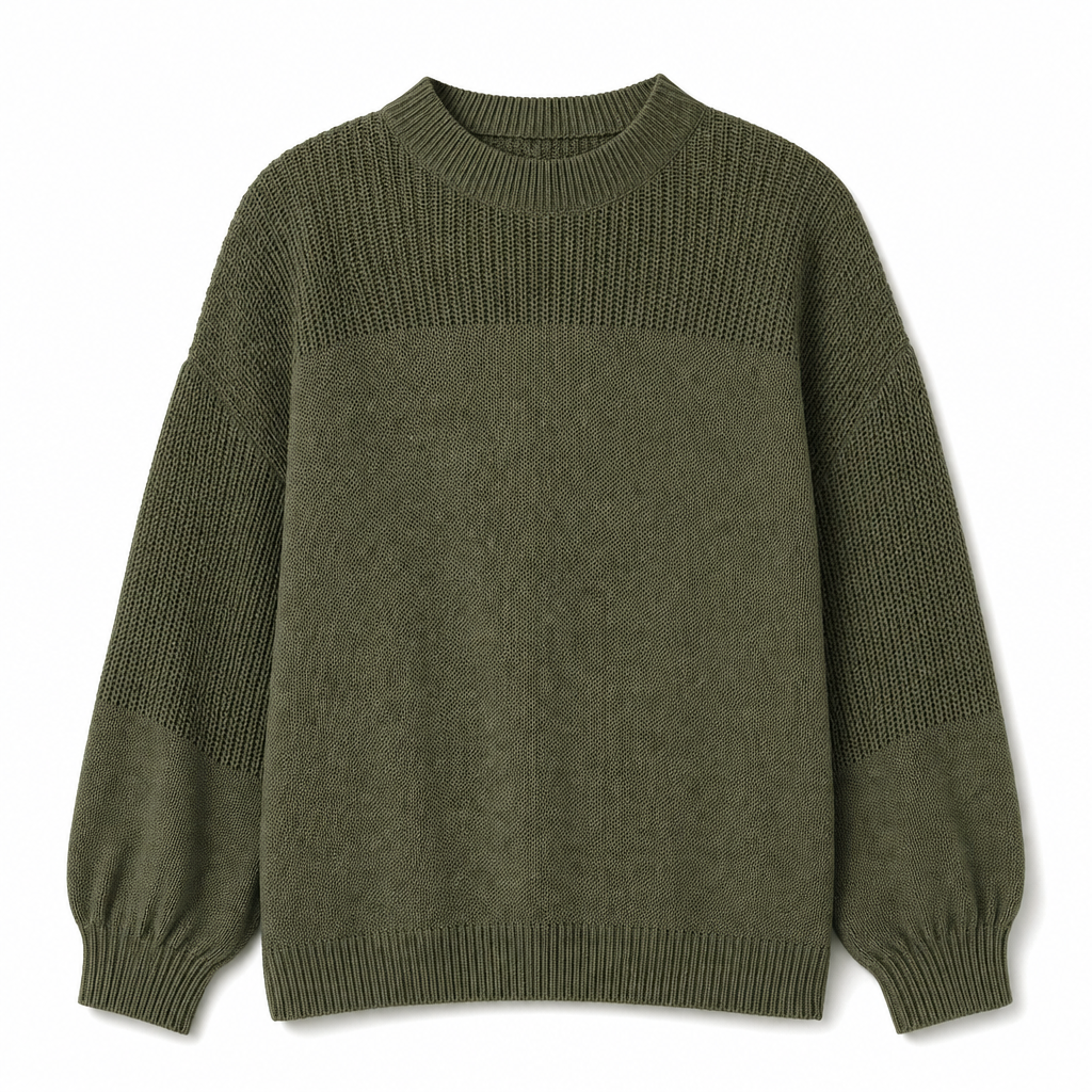 🌸Hot Sale 50% OFF💖Women's Solid Color Knit Pullover Sweater