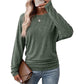 Women's Casual Crewneck Ruched HemTop