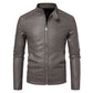 Warm Slim-Fit Biker Jacket