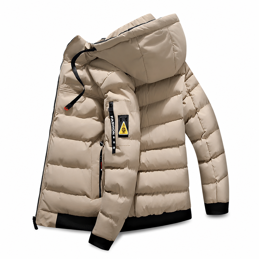 Men's Hooded Reversible Warm Coat