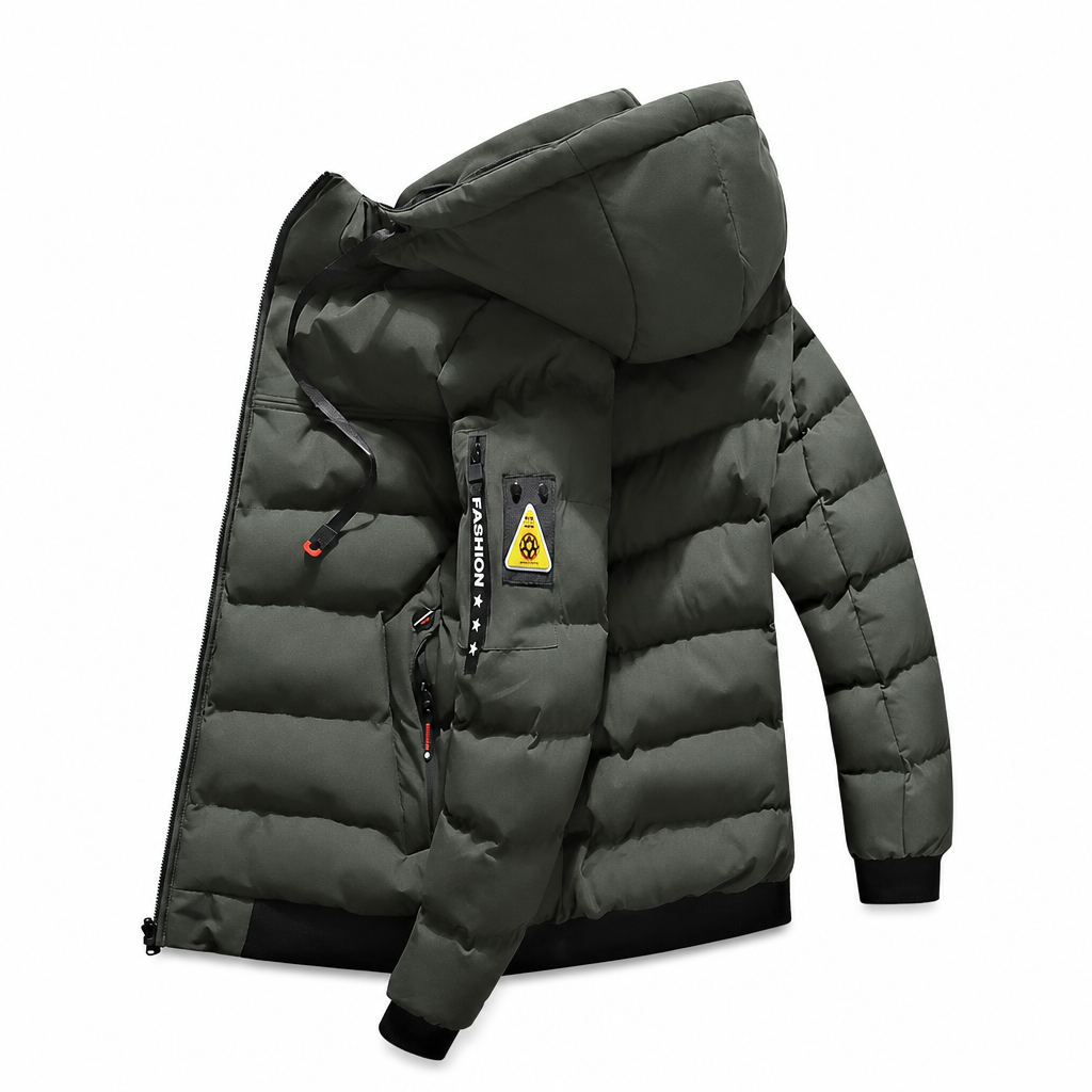 Men's Hooded Reversible Warm Coat